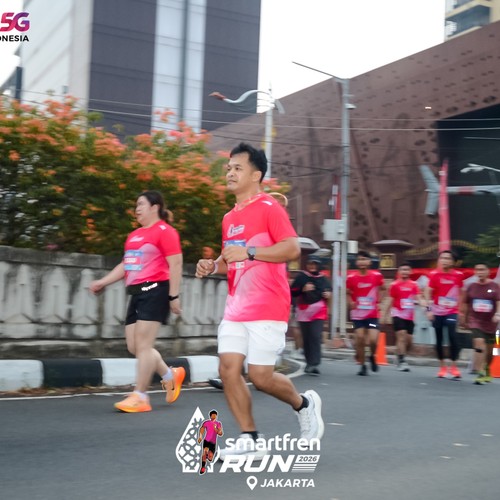 Race photo from SMARTFREN RUN 2026