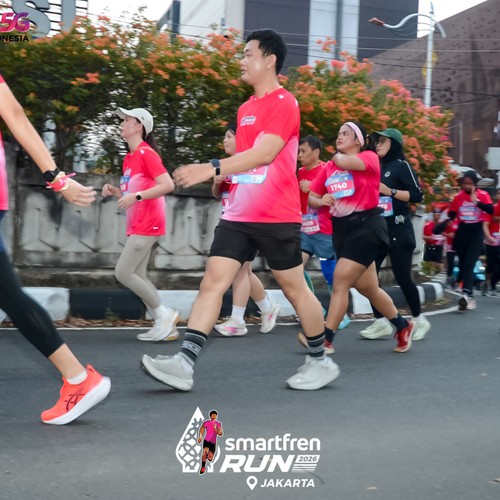 Race photo from SMARTFREN RUN 2026