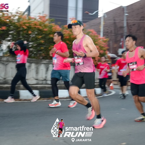Race photo from SMARTFREN RUN 2026