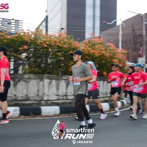 Race photo from SMARTFREN RUN 2026