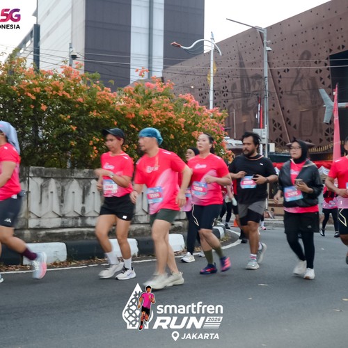 Race photo from SMARTFREN RUN 2026