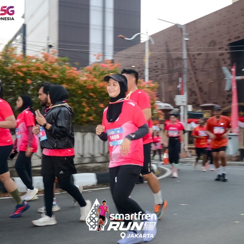 Race photo from SMARTFREN RUN 2026