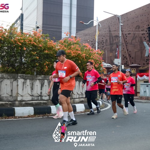 Race photo from SMARTFREN RUN 2026