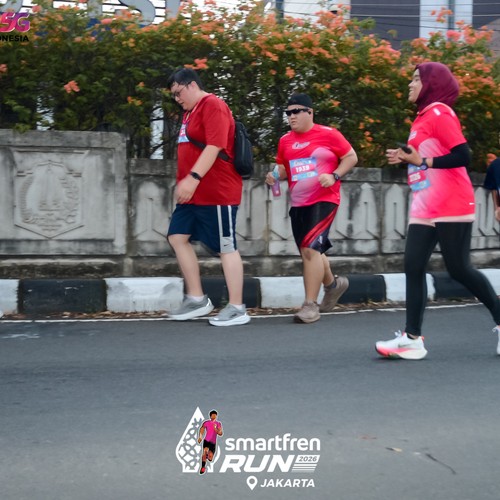 Race photo from SMARTFREN RUN 2026