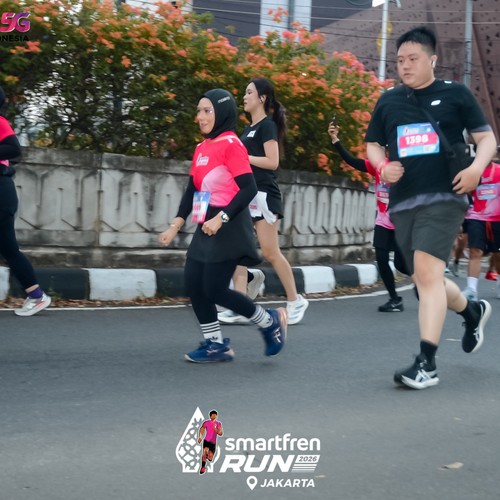 Race photo from SMARTFREN RUN 2026