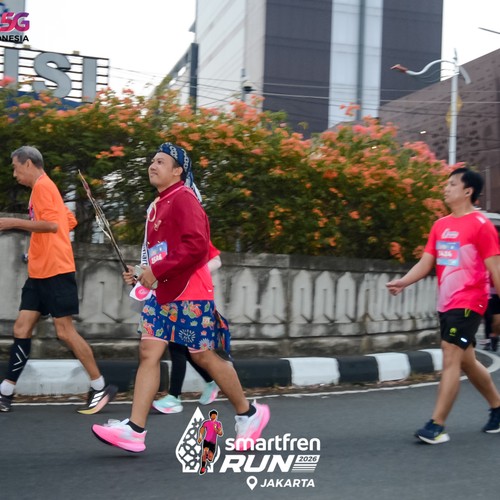 Race photo from SMARTFREN RUN 2026