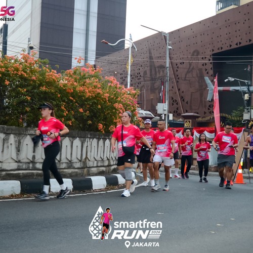 Race photo from SMARTFREN RUN 2026