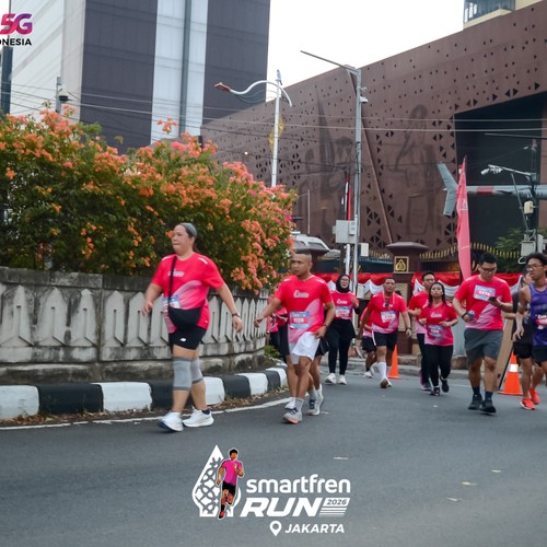 Race photo from SMARTFREN RUN 2026