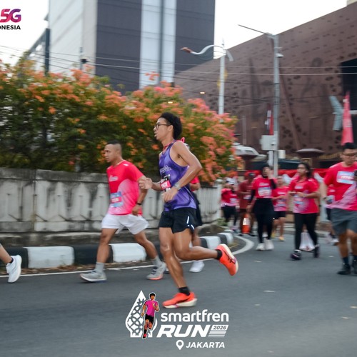 Race photo from SMARTFREN RUN 2026