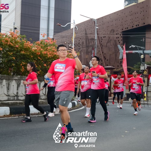 Race photo from SMARTFREN RUN 2026