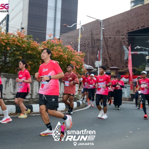 Race photo from SMARTFREN RUN 2026