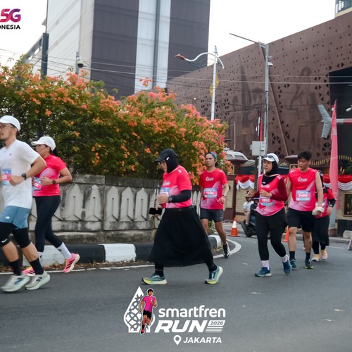 Race photo from SMARTFREN RUN 2026