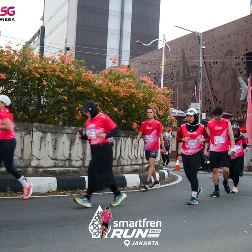 Race photo from SMARTFREN RUN 2026