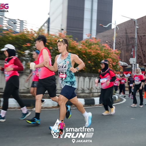 Race photo from SMARTFREN RUN 2026