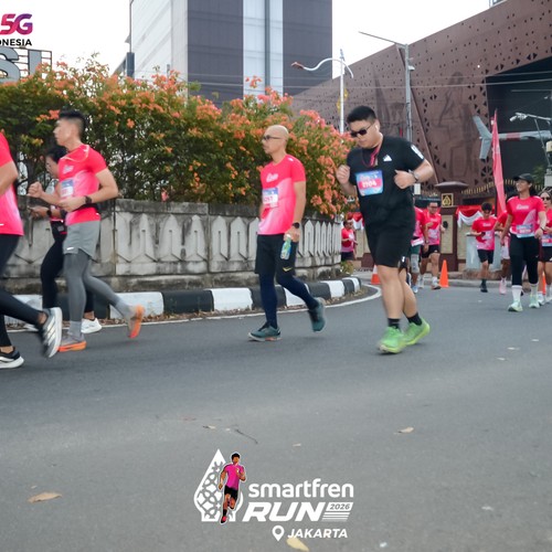 Race photo from SMARTFREN RUN 2026