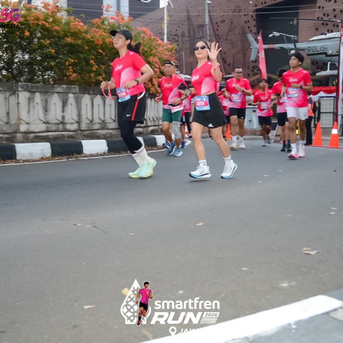 Race photo from SMARTFREN RUN 2026