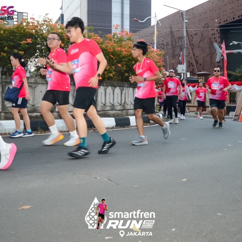 Race photo from SMARTFREN RUN 2026