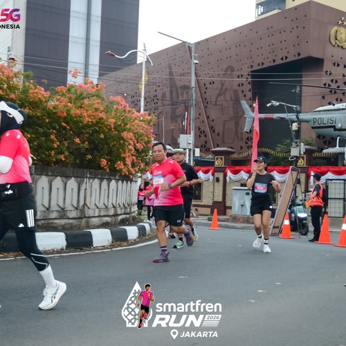Race photo from SMARTFREN RUN 2026