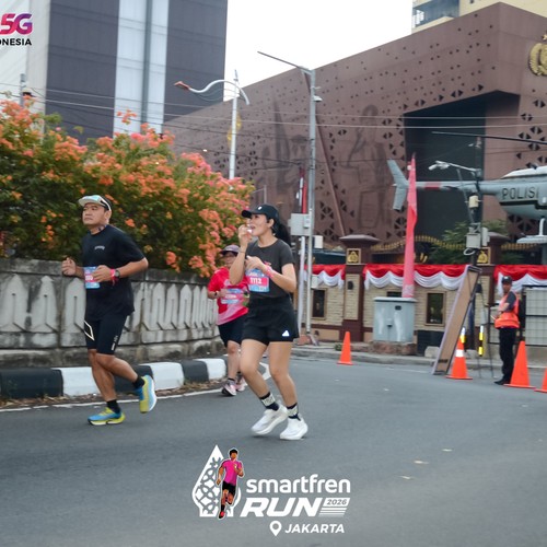 Race photo from SMARTFREN RUN 2026