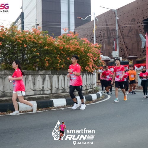 Race photo from SMARTFREN RUN 2026