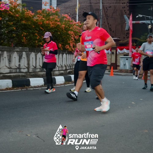Race photo from SMARTFREN RUN 2026