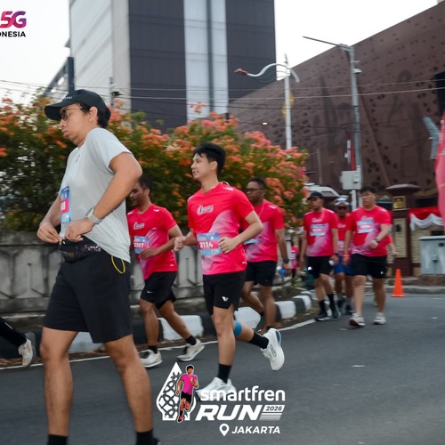 Race photo from SMARTFREN RUN 2026