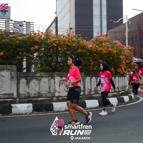 Race photo from SMARTFREN RUN 2026