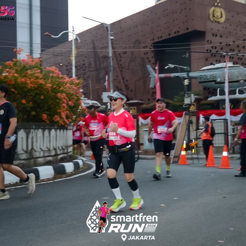 Race photo from SMARTFREN RUN 2026