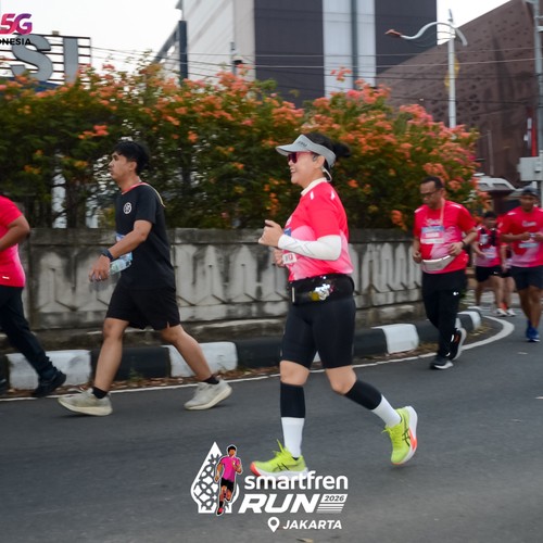 Race photo from SMARTFREN RUN 2026