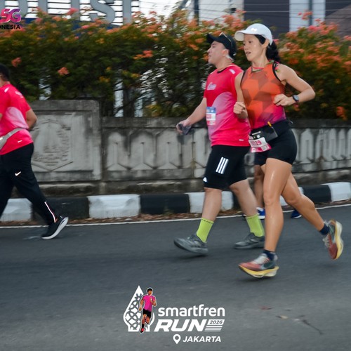 Race photo from SMARTFREN RUN 2026