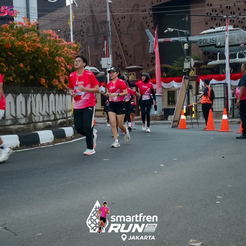 Race photo from SMARTFREN RUN 2026