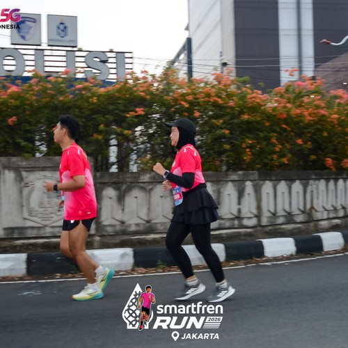 Race photo from SMARTFREN RUN 2026