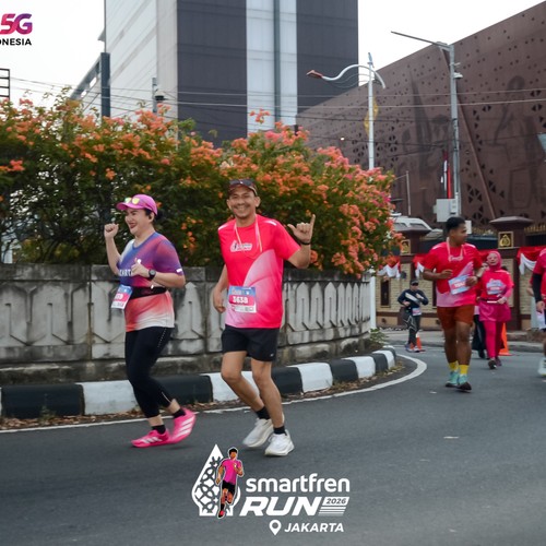 Race photo from SMARTFREN RUN 2026