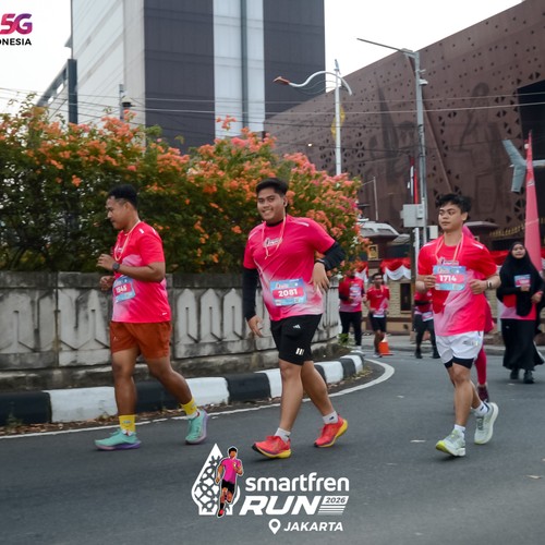 Race photo from SMARTFREN RUN 2026