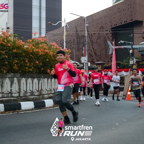 Race photo from SMARTFREN RUN 2026