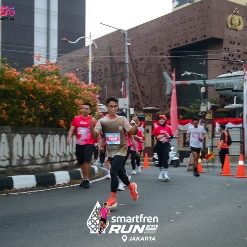 Race photo from SMARTFREN RUN 2026