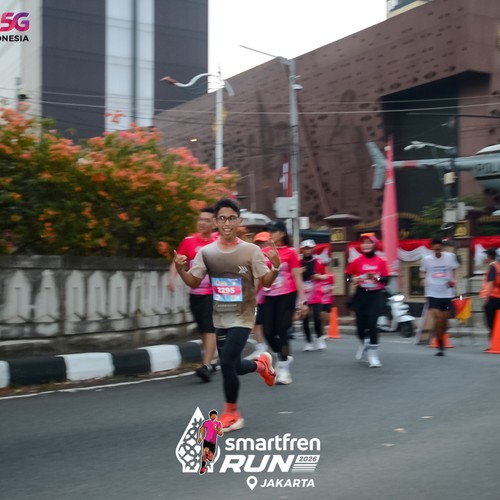 Race photo from SMARTFREN RUN 2026