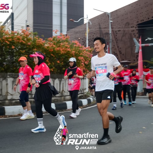 Race photo from SMARTFREN RUN 2026