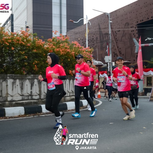 Race photo from SMARTFREN RUN 2026
