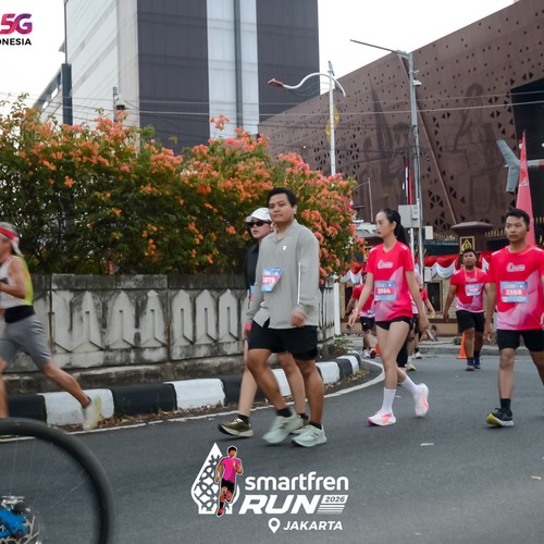 Race photo from SMARTFREN RUN 2026