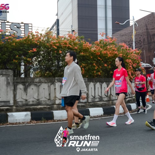 Race photo from SMARTFREN RUN 2026