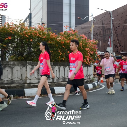 Race photo from SMARTFREN RUN 2026