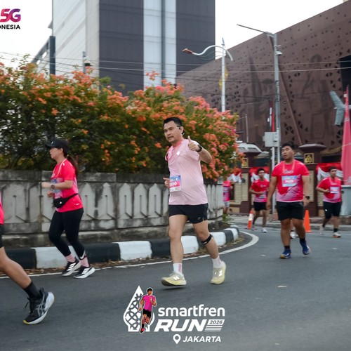 Race photo from SMARTFREN RUN 2026