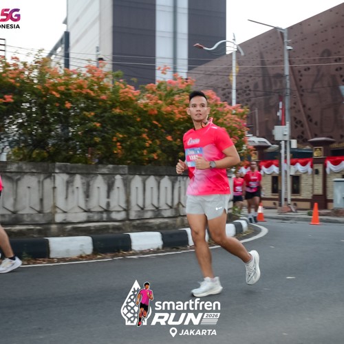 Race photo from SMARTFREN RUN 2026