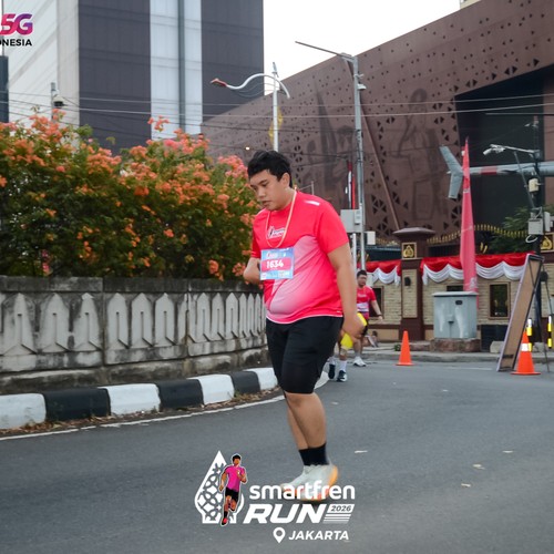 Race photo from SMARTFREN RUN 2026
