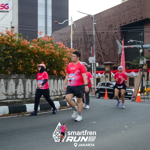 Race photo from SMARTFREN RUN 2026