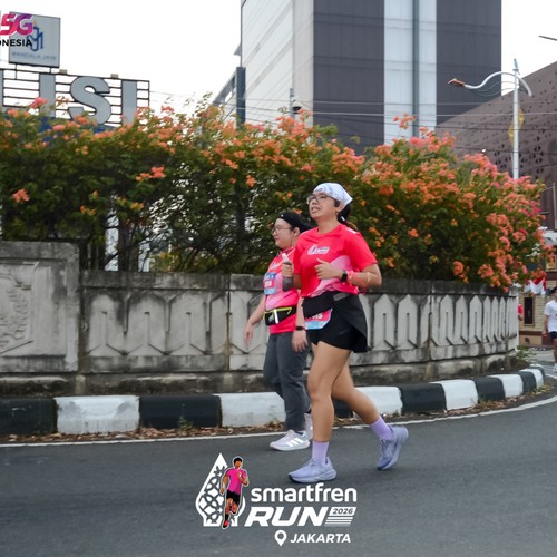 Race photo from SMARTFREN RUN 2026