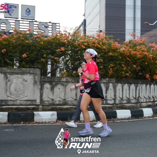 Race photo from SMARTFREN RUN 2026