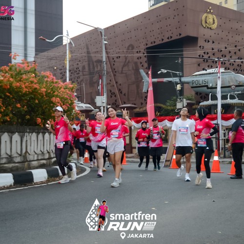 Race photo from SMARTFREN RUN 2026