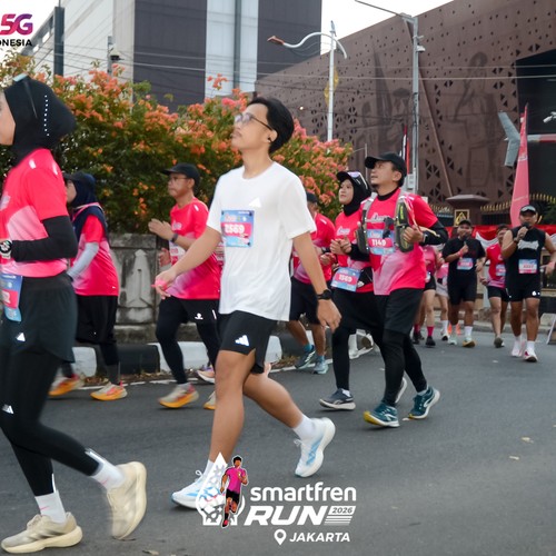 Race photo from SMARTFREN RUN 2026